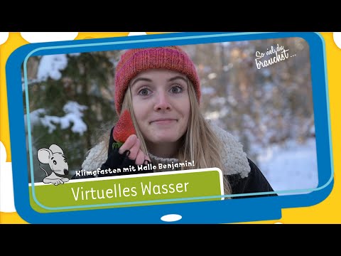 Was ist virtuelles Wasser? - Klimafasten mit Hallo Benjamin!