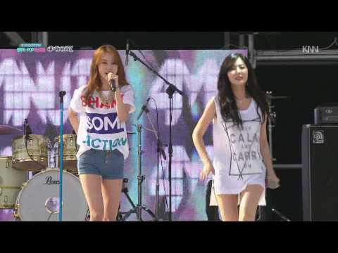 140726 4Minute - Whatcha Doin' Today & What's Your Name? @KNN Blue K-POP Festival