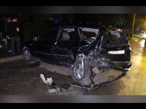 Accident cu 10 masini avariate pe B dul Muncii din Resita