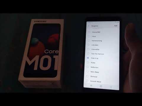 How to change ringtone in Samsung M01 Core, how to change ringtone in mobile