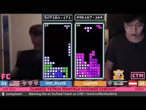 DAS MASTERS! NGC Man, Tugi | Semis | Classic Tetris Monthly Futures Circuit