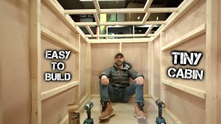 Tiny 'Pop Top' Cabin with Expandable Roof & Skylight - PART 1