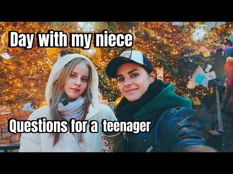 Questions For My Teenage Niece. Tallinn Christmas Market & My First Ice Rink