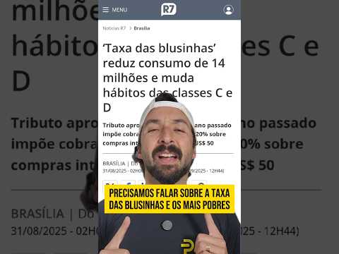 Sobre a Taxa das Blusinhas