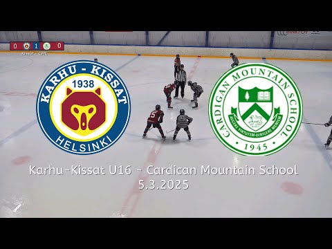 Karhu-Kissat U16 -  Cardigan Mountain School USA  5.3.2025