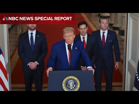 Special Report: President Trump delivers remarks on Iran strikes