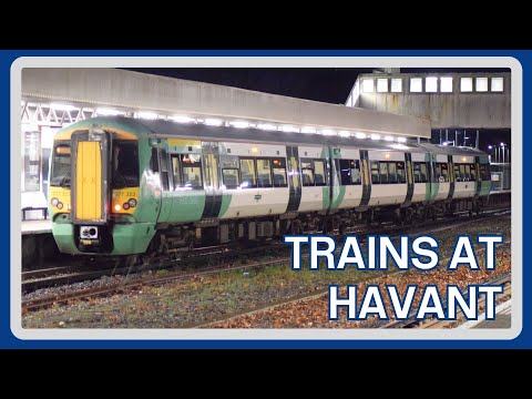 TRAINS at HAVANT railway station
