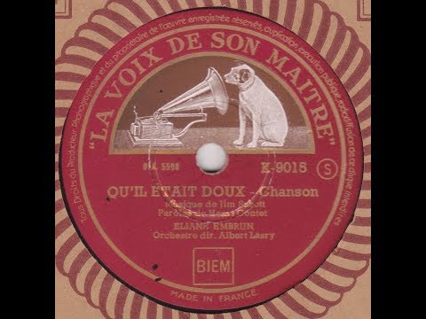 Eliane Embrun  " qu'il était doux "   1949