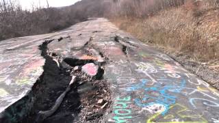 preview picture of video 'Graffiti Highway Rt 61 Centralia PA'