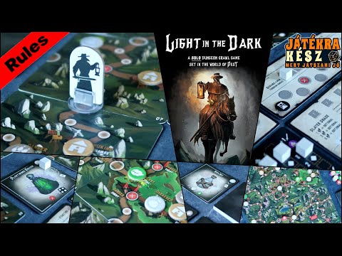 Pest Light in The Dark - Szabály ismertető - Játékra kész