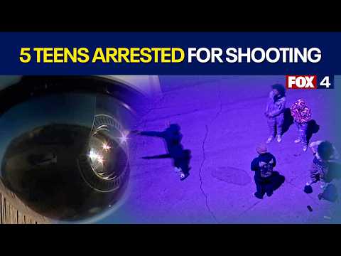 Police arrest 5 teens after shooting caught on camera