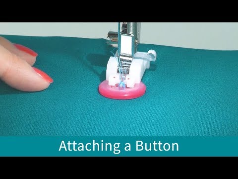 Attaching a Button with the Baby Lock Jubilant