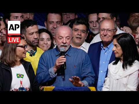 LIVE: Brazil’s Lula speaks after winning reelection to a fourth term
