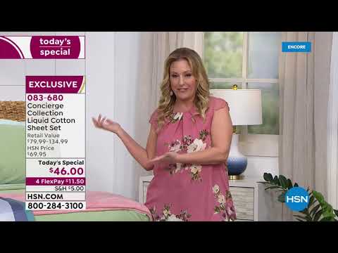 HSN | Concierge Collection Bedding Celebration 07.29.2019 - 02 AM
