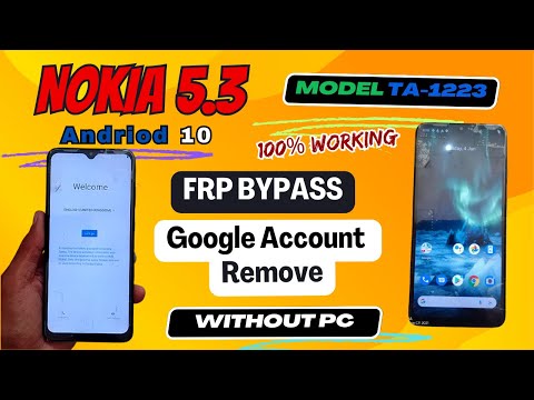 Nokia 5.3 Frp Bypass Android 10 || Nokia 5.3 (TA-1223) Google Account Remove