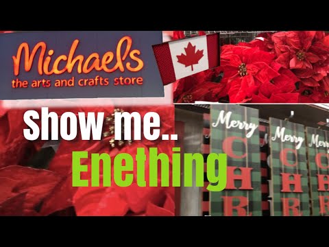 COME SHOP WITH ME l MICHAELS CANADA l CHRISTMAS SHOPPING