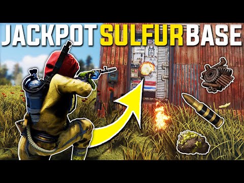JACKPOT SULFUR RAIDING Our RICH NEIGHBOURS BASE Gave JACKPOT LOOT - Rust Survival Gameplay | S22-E6