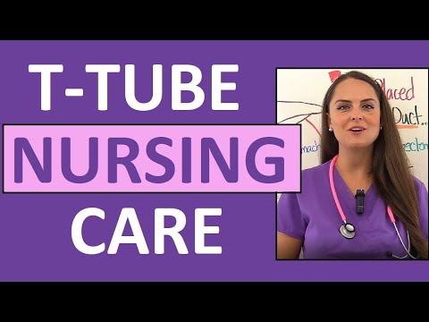 T Tube Nursing Care after Cholecystectomy Cholecystitis Biliary Drain