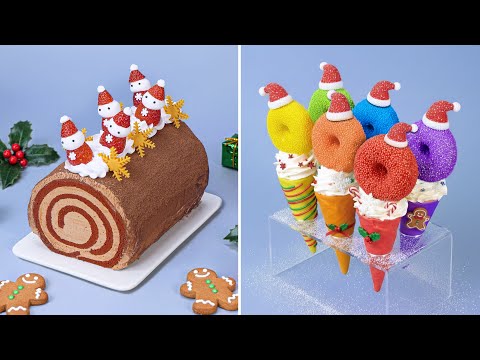 🎄 Resep Kue Cokelat Lezat, Cepat, Dan Menyenangkan ☃️ Cara Membuat Ide Dekorasi Kue Natal