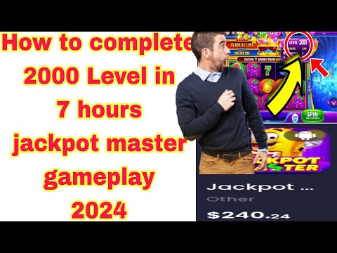 How to complete Easily 2000 Level Jackpot Master game 2024 - YouTube