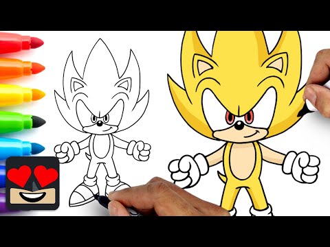 How To Draw Super Sonic