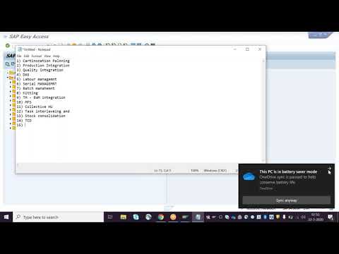 SAP S4HANA EWM Advance Training | SAP S4HANA EWM 2020 Advance Training