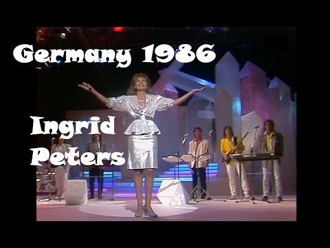 1986 Germany: Ingrid Peters - Über die Brücke geh'n (8th place at Eurovision  in Bergen) SUBTITLES