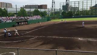 武庫荘総合　今治投手VS市立尼崎　中井選手　2017/8/28　阪神地区ブロック決勝