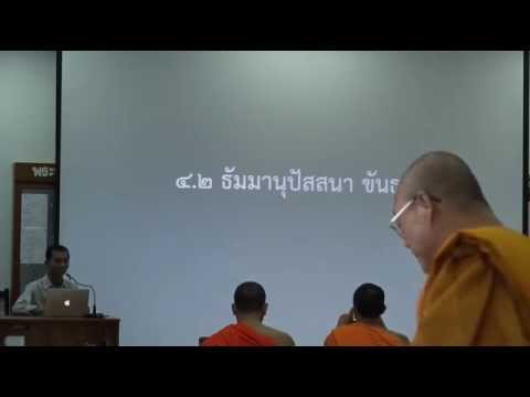 013-สติปัฏฐานภาวนา13; ธัมมานุปัสสนา ขันธและอายตนบรรพ