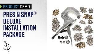 Demonstration of Pres-N-Snap® Deluxe Installation Package Components