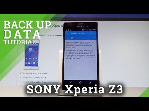 SONY Xperia Z3 Enable Google Backup / Add Backup Account