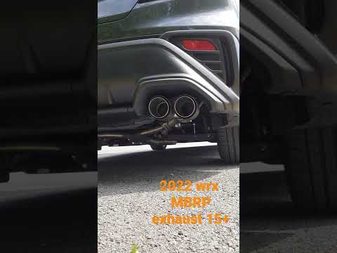 subaru wrx 2022 exhaust mbrp