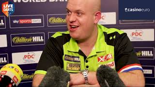 Michael van Gerwen: "It's nice to see a few upsets, isn't it? Let them think again"