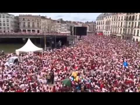 Stephane dubos (Kagnass) Fetes de Bayonne 2015 la Gloria fêtes de Bayonne 2015