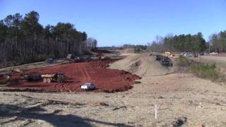 preview picture of video 'Highway 63 Construction near Lake Martin on 1-26-10'