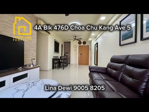 476D Choa Chu Kang Avenue 5, 476D Choa Chu Kang Avenue 5, 3 Bedrooms, 990 sqft, HDB Flat For Sale, by Lina Dewi, 500234254 - PropertyGuru.com.sg