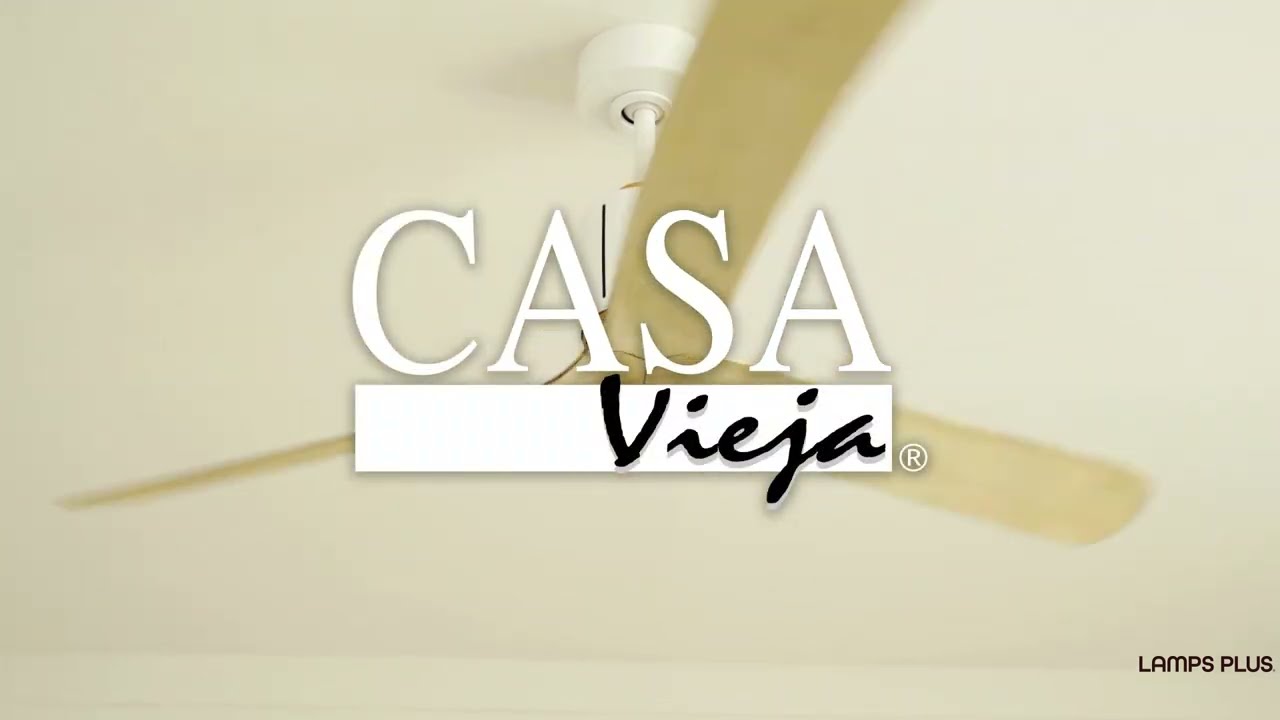 Video 1 Watch A Video About the Casa Vieja Avo Matte White Indoor Ceiling Fan with Remote