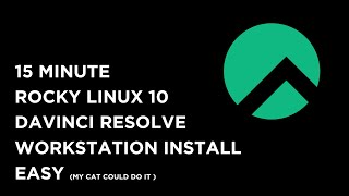 The Best Way to Install DaVinci Resolve on  Rocky Linux