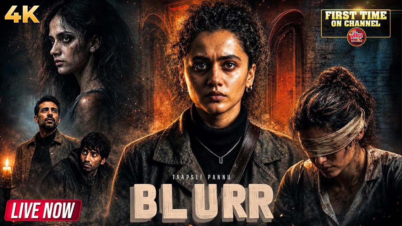 Blurr (2022) Hindi (4K) Full Movie | Taapsee Pannu & Gulshan Devaiah | Psychological Thriller Movie