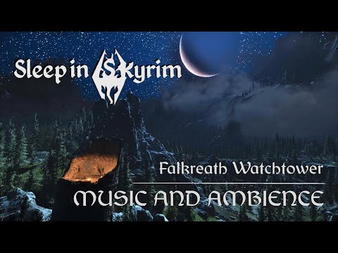 Falkreath Watchtower | Skyrim Music And Ambience | Night