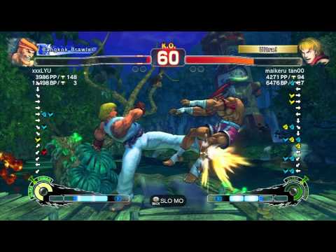 SSF4 AE: xxxLYU (Adon) vs Michael Tan (Ken) - Ranked Match (720p HD)