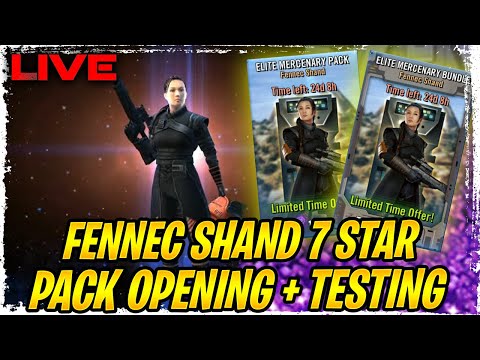 FENNEC SHAND 7 STAR UNLOCK + TESTING LIVE - Light Side vs Dark Side ONLY Grand Arena First