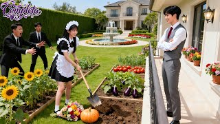 Download the video "Garota pobre transformou o jardim luxuoso do CEO em horta,mas ele não brigou — se apaixonou!"