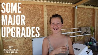 Some major upgrades in our off-grid life - Just a regular Saturday - Our Portuguese Homestead
