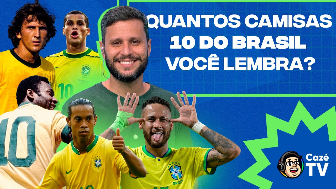 VOCÊ LEMBRA TODOS OS CAMISAS 10 DO BRASIL EM COPAS? | COPEIROS #1
