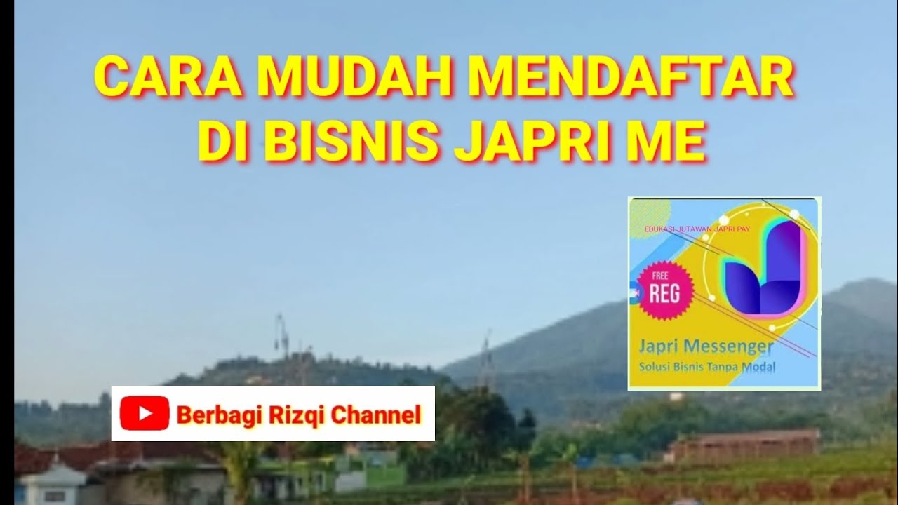 Cara mudah daftar aplikasi Japripay sebagai sarana penambah penghasilan anda
