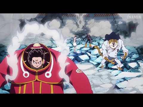 Luffy, Lucci and Zoro, Kaku Vs Seraphim (S-Bear S-Hawk) Full Fight 4 VS 2