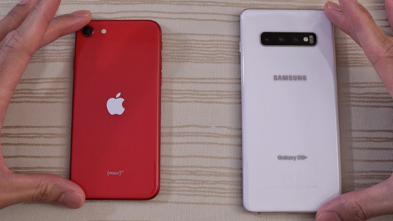 iPhone SE 2020 vs Samsung S10 Plus SPEED TEST!