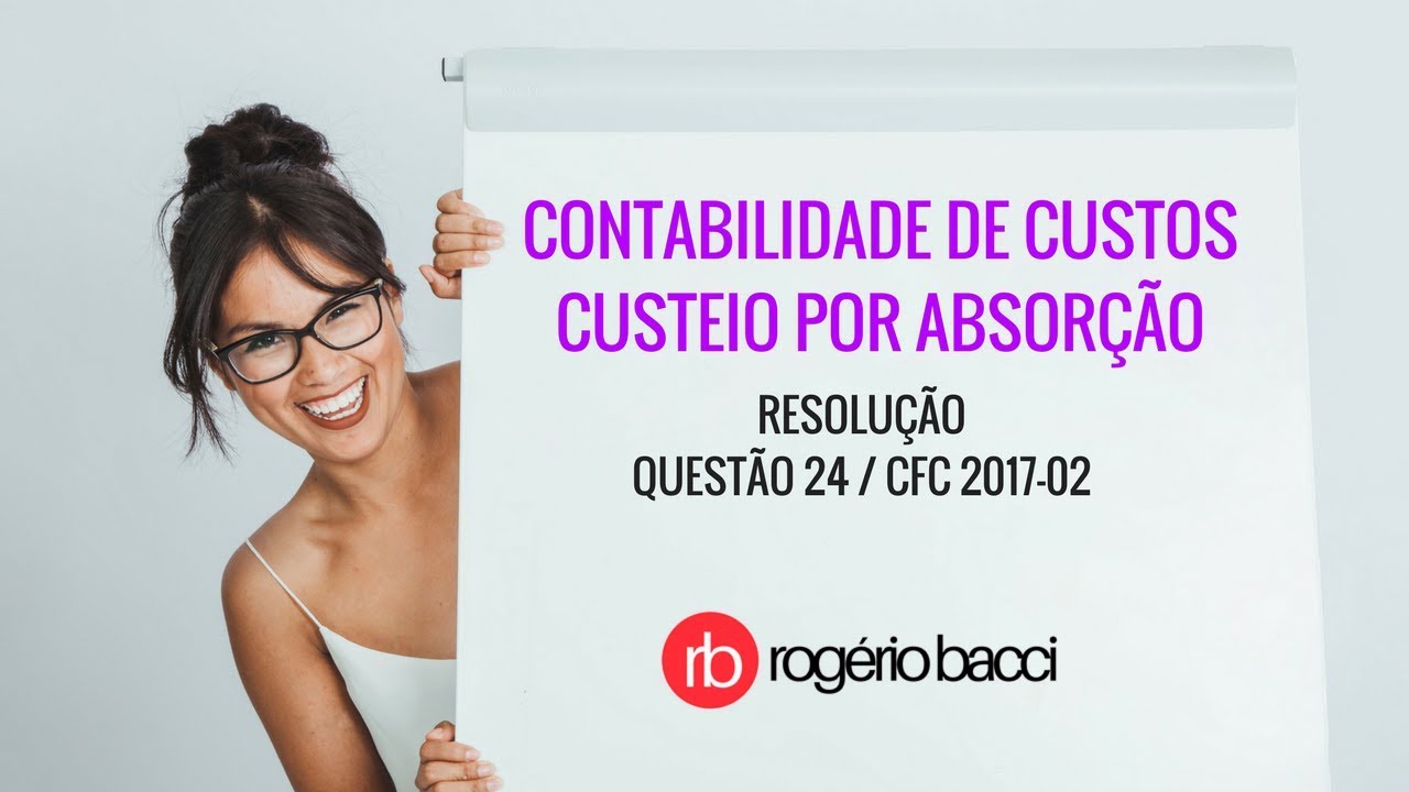 CONTABILIDADE DE CUSTOS   CUSTEIO POR ABSORÇÃO