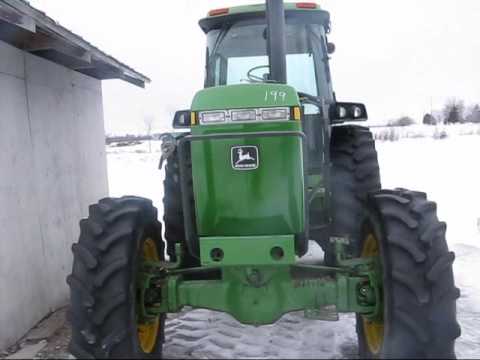 John Deere 4255 Cold Start
